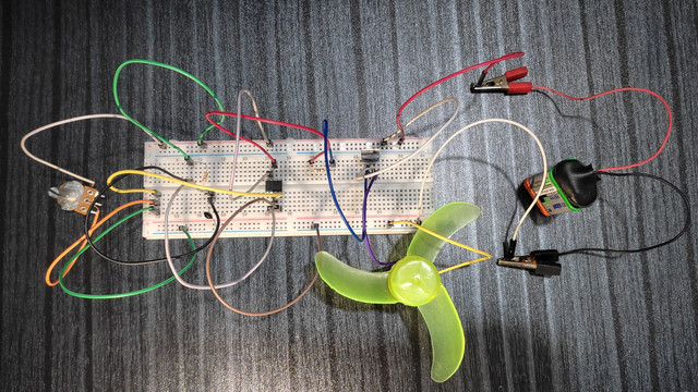 Temperature Controlled DC Fan