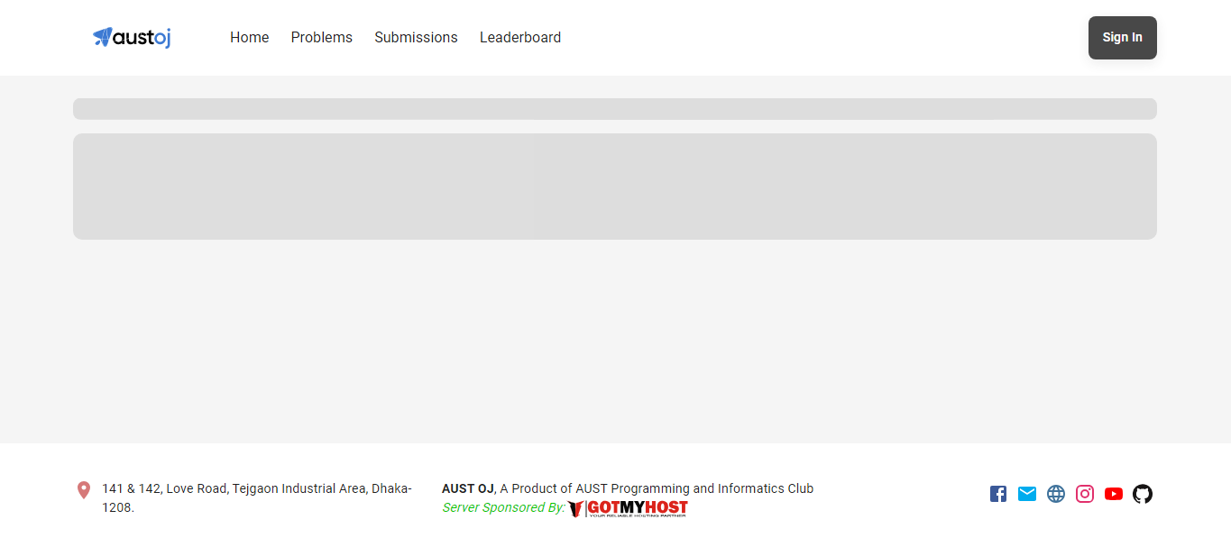 AUST Programming and Informatics Club Website Development